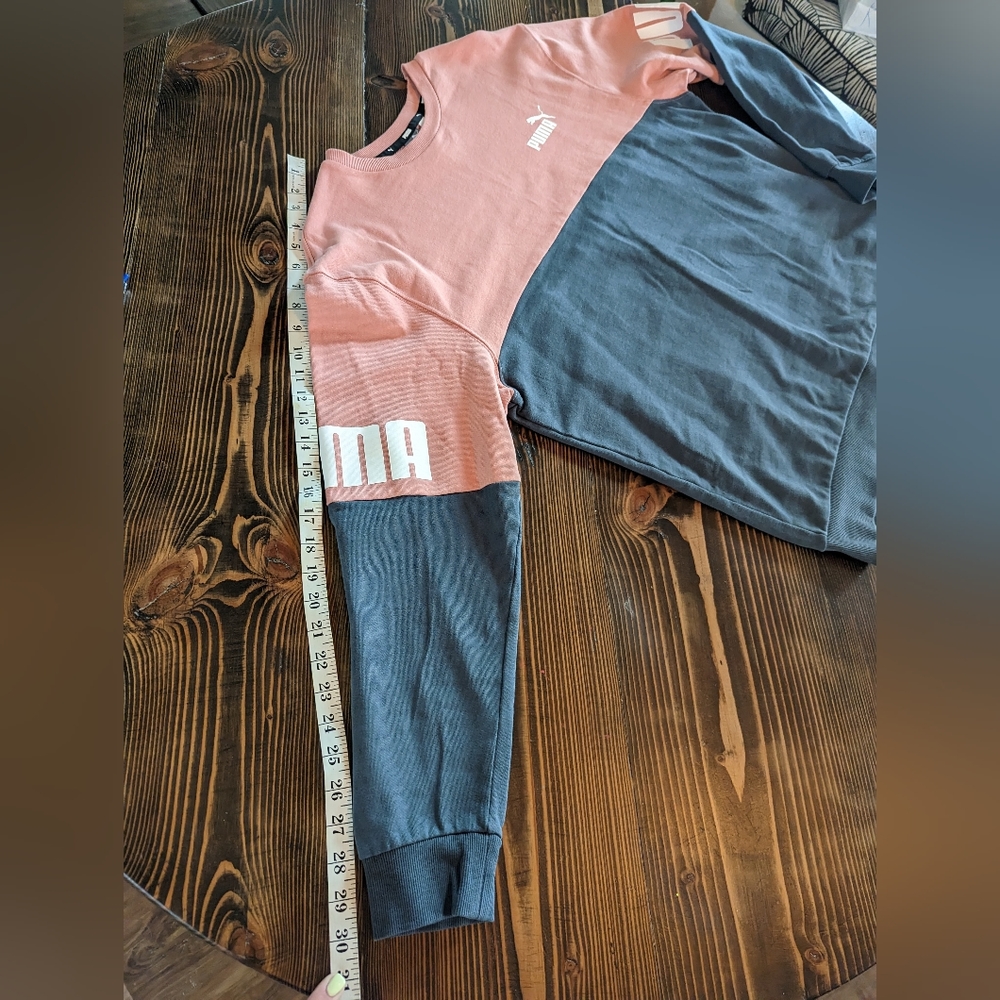 Puma Color Block Sweatshirt Medium - image 2